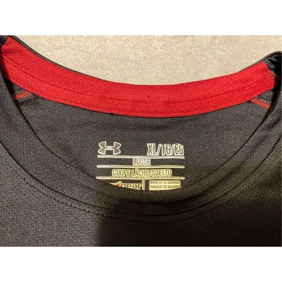 Under Armour Baseball Shirt Mens Extra Large Black Hall of Fame HOF - Picture 5 of 5